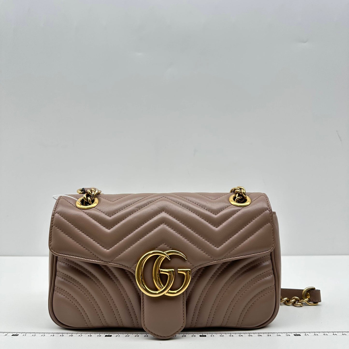 【Welcome Deal】Gucci Calfskin Marmont Medium Rose Shoulder Bag