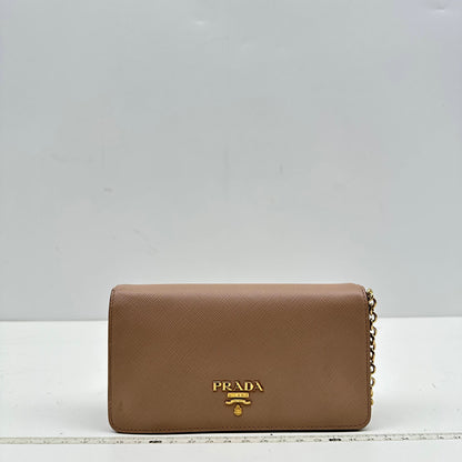 【Welcome Deal】Prada Saffiano Brown WOC