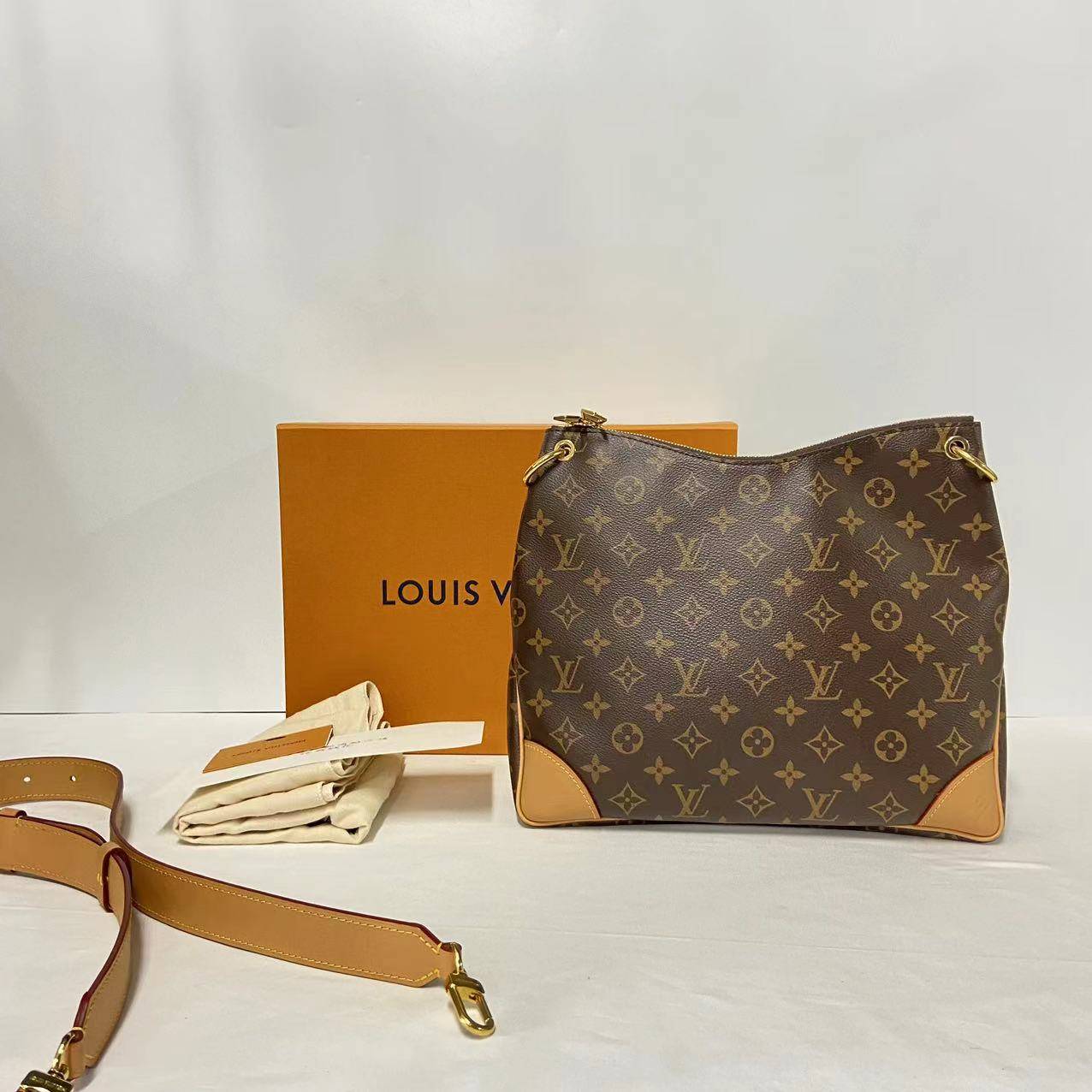 【Welcome Deal】Louis Vuitton/ LV Monogram Odeon MM Shoulder Bag