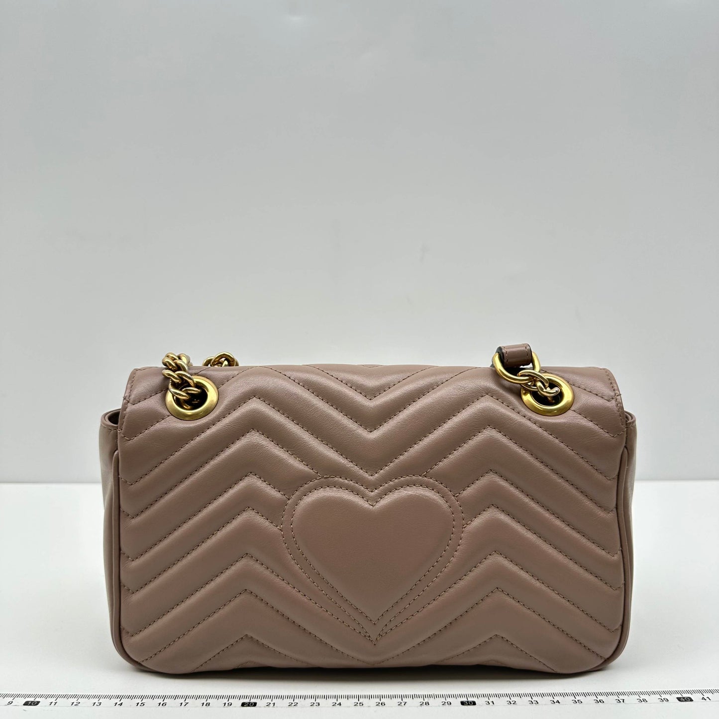 【Welcome Deal】Gucci Calfskin Marmont Medium Rose Shoulder Bag