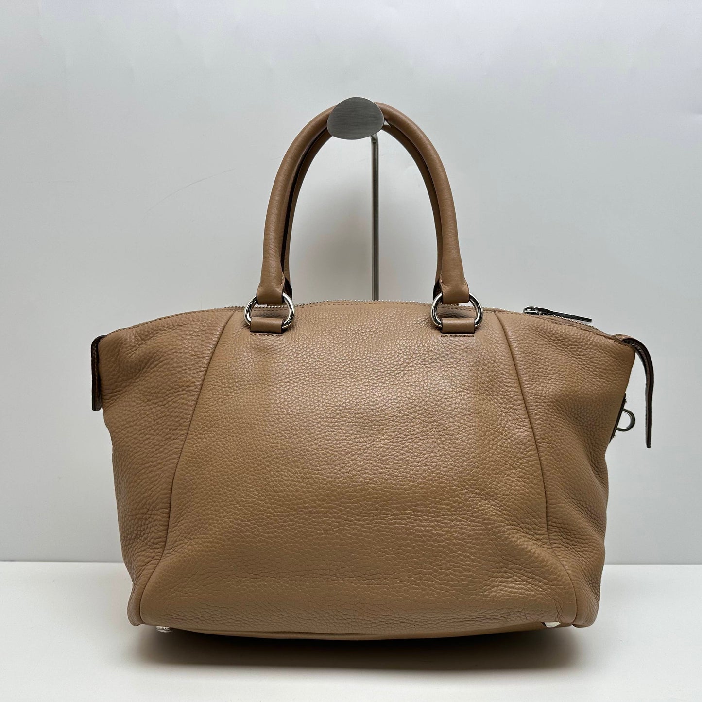 【Welcome Deal】Prada Calfskin Vitello Daino Brown Tote