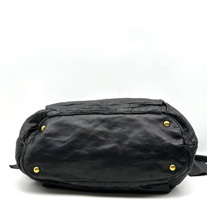 【Welcome Deal】Prada Nappa Antique Black Crossbody Bag