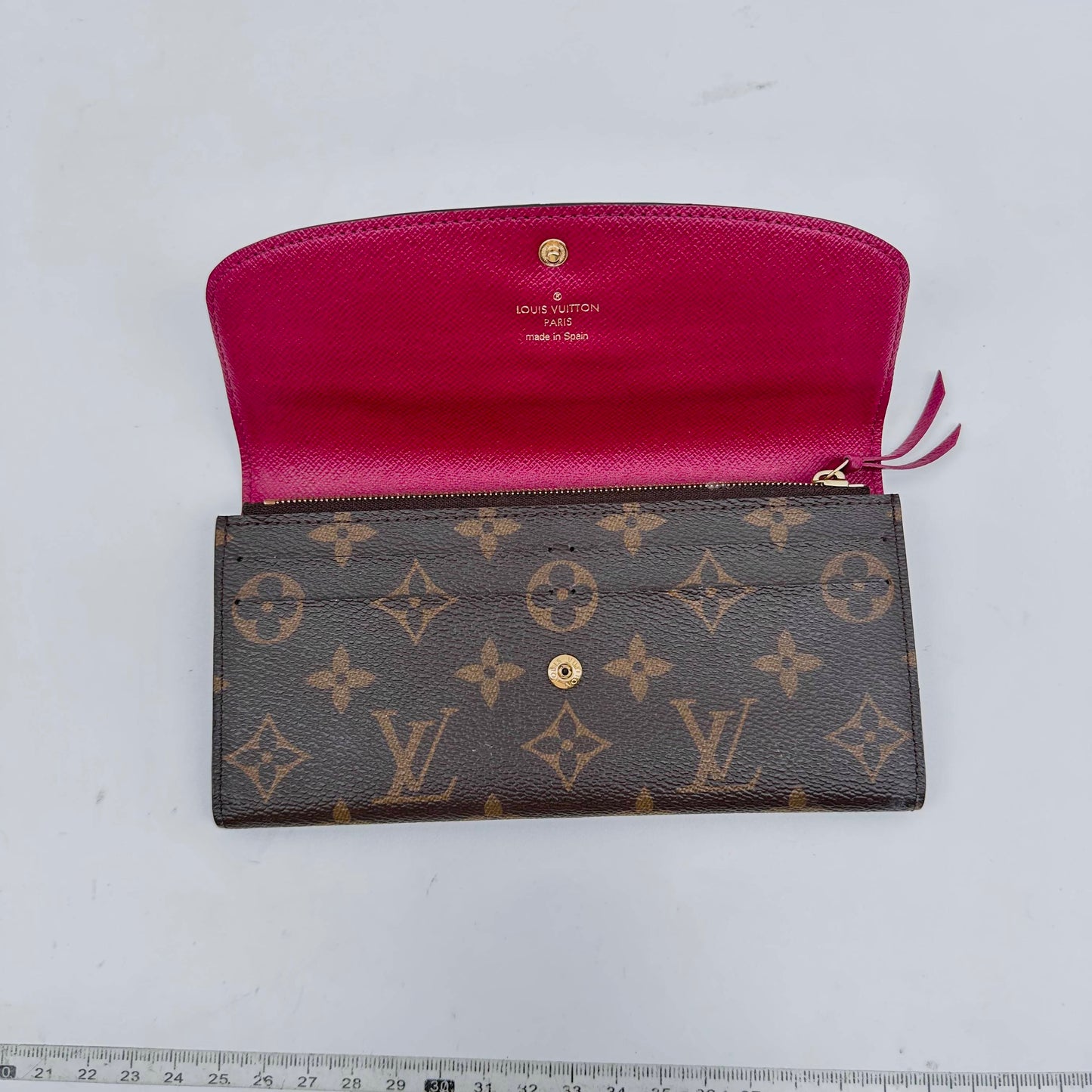 【Welcome Deal】Louis Vuitton/ LV Monogram Emilie Pink Wallet